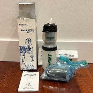 Nikken PiMag sport water bottle with internal water filter and magnetic therapy